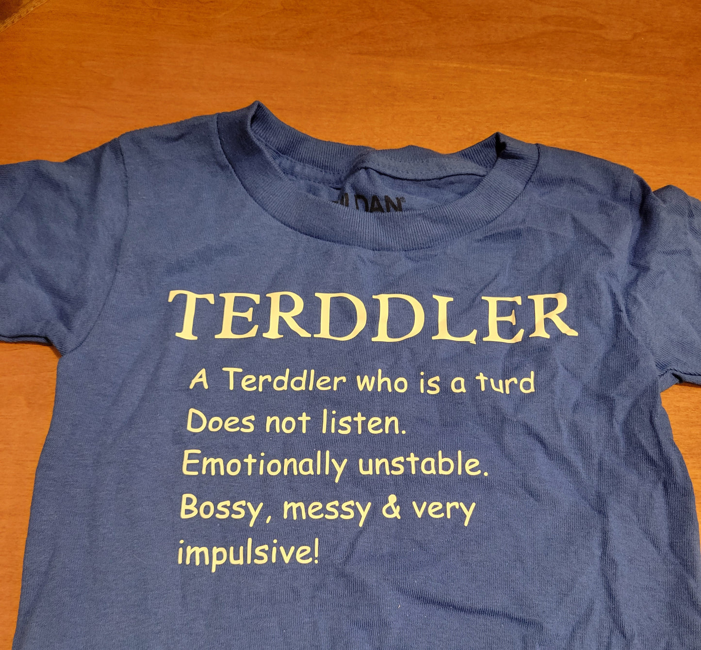 “Terddler” Toddler Tee 💩🤣 image 0