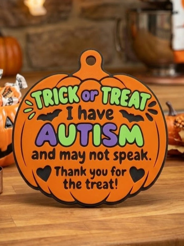 Trick or Treat sign for Non-Verbal children.