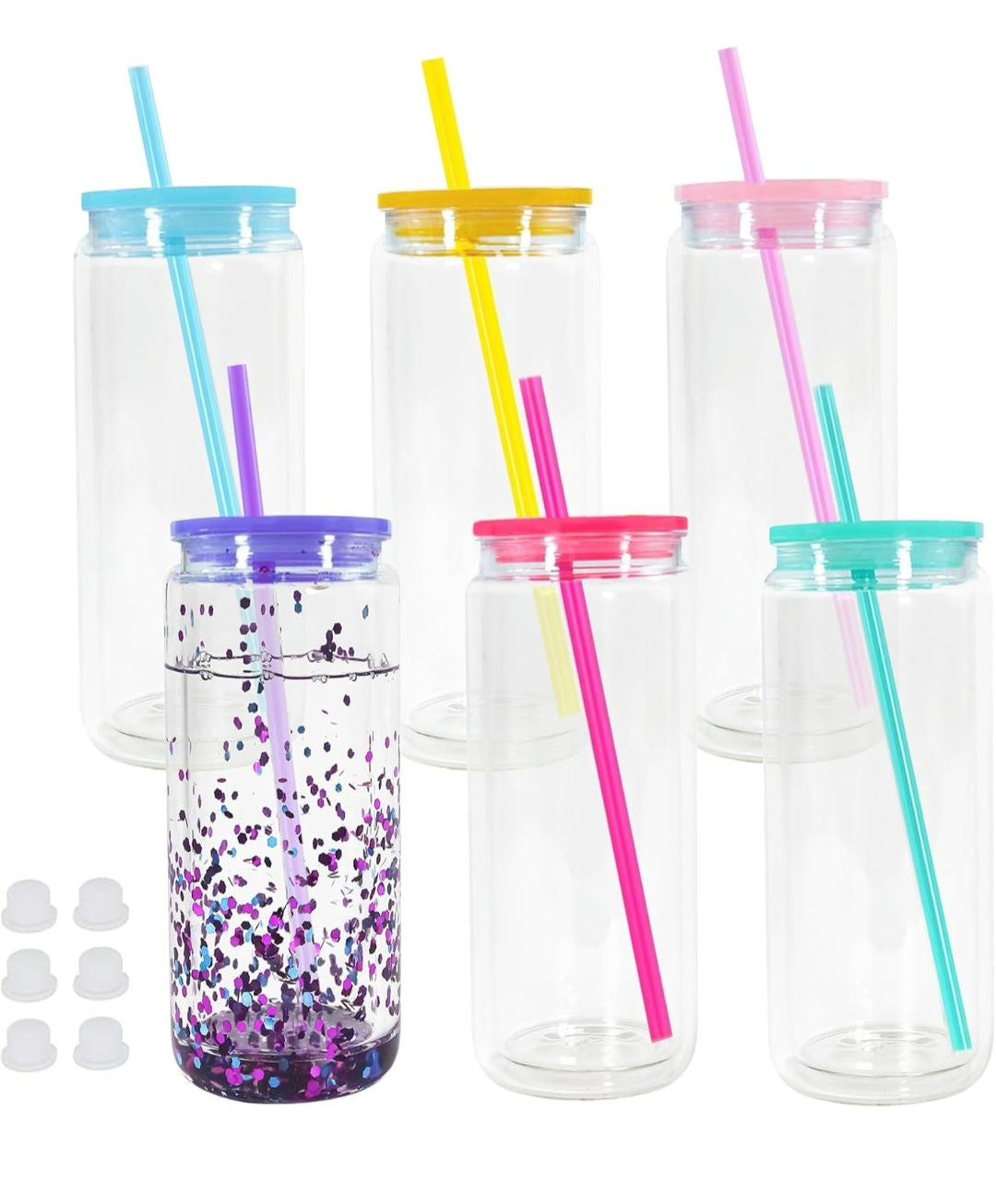 20 oz Fillable Snowglobe Tumbler Blanks image 0