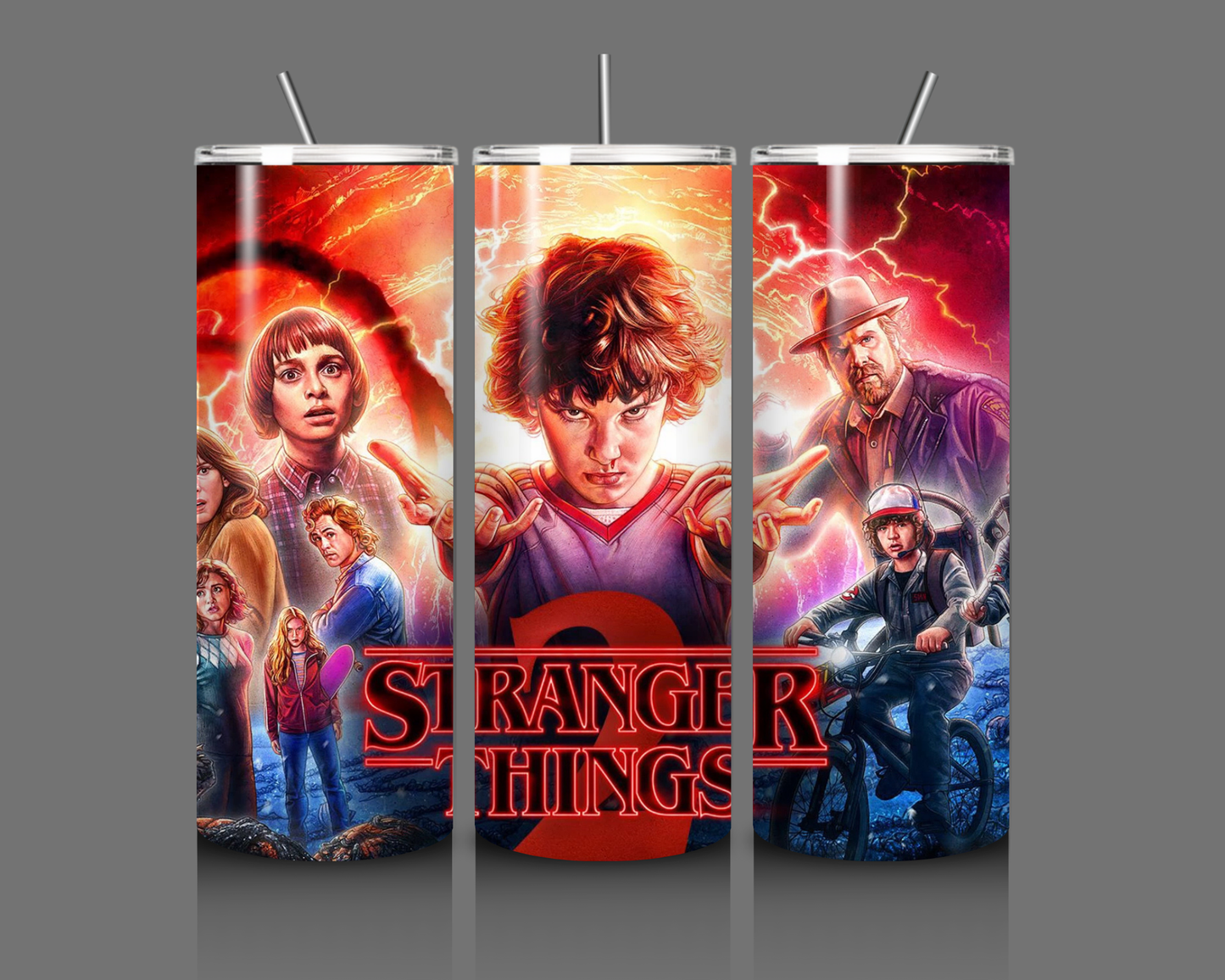 Stranger Things 2 - 20oz Custom Tumbler image 0