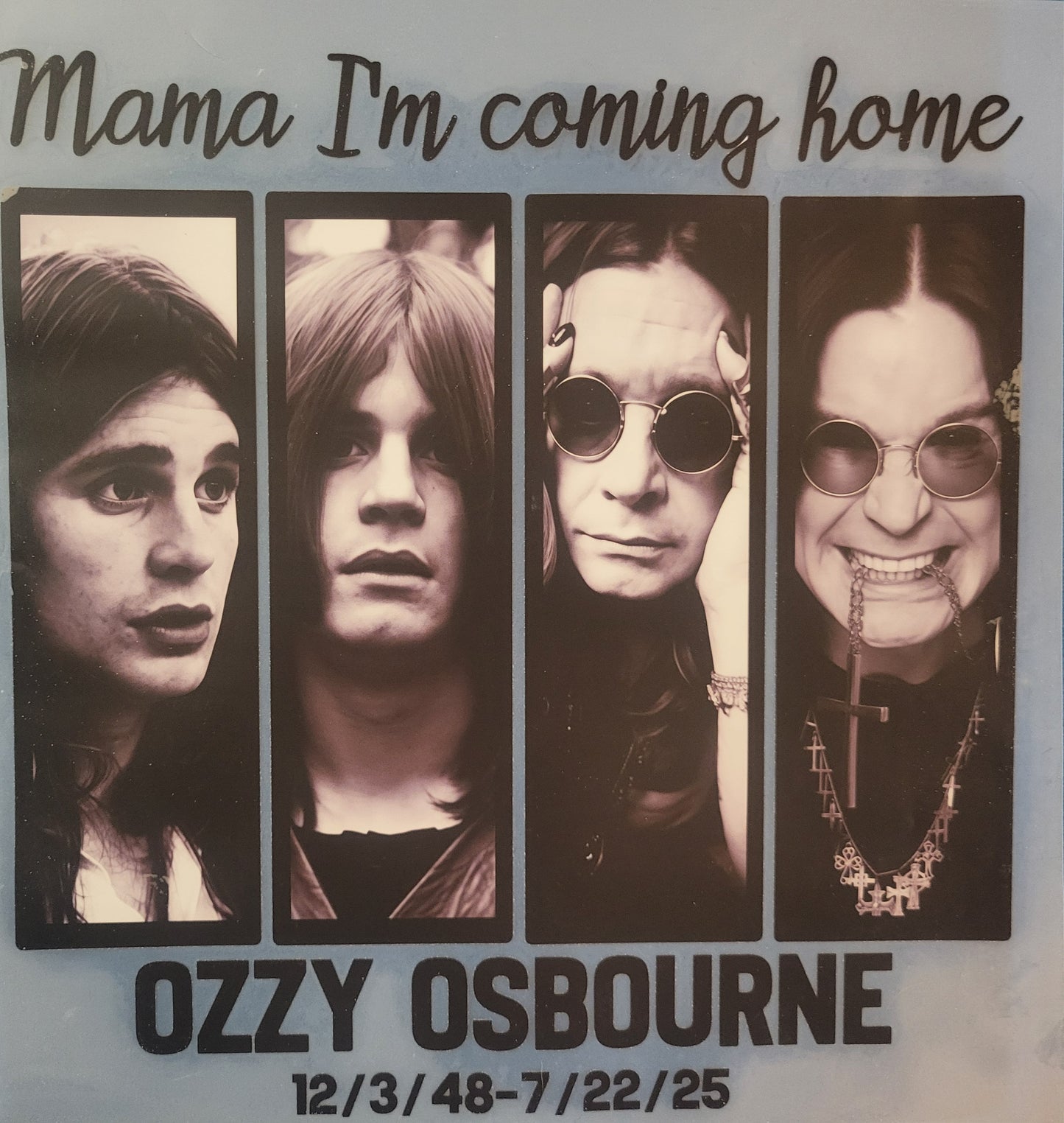 DTF Heat Transfers- Ozzy tribute image 0