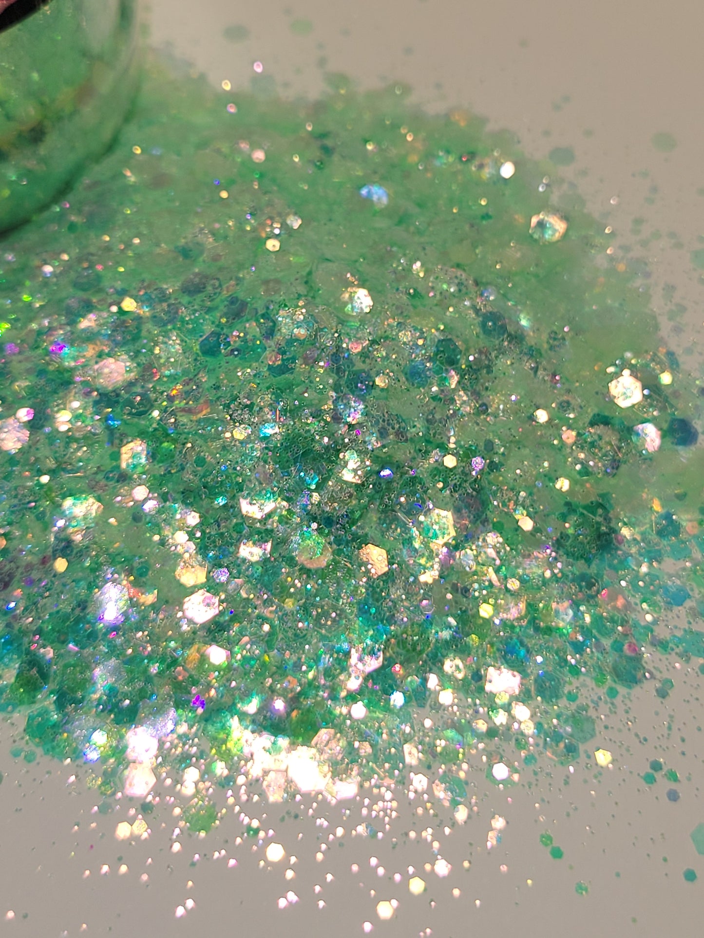 Mint Shimmer Chunky Glitter  image 2