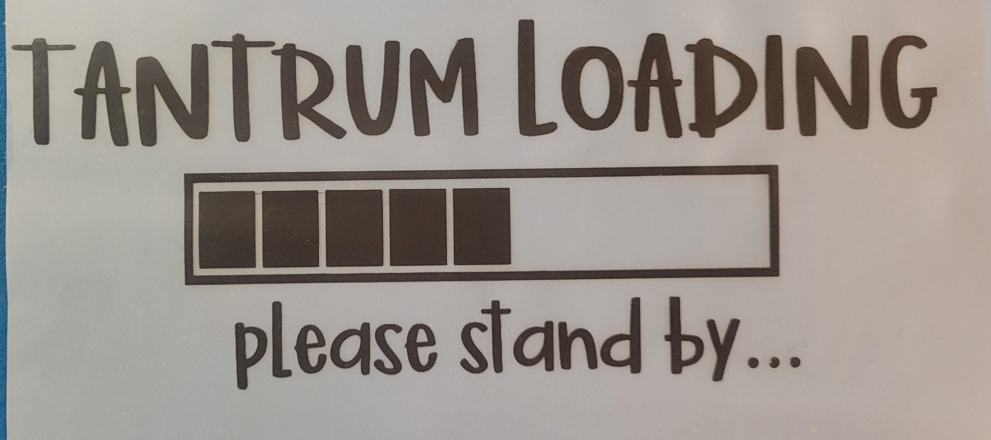 BLACK DTF TRANSFERS- TANTRUM image 0