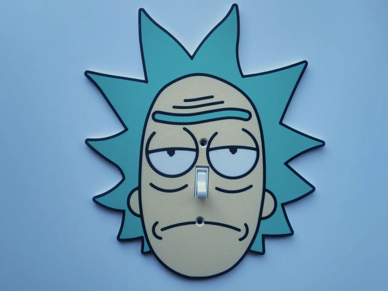 Rick-Inspired Light Switch Cover