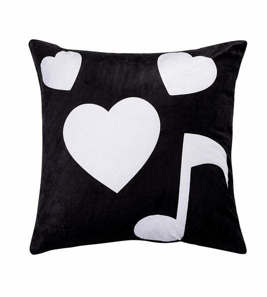 Sublimation Pillow- Love Music image 0