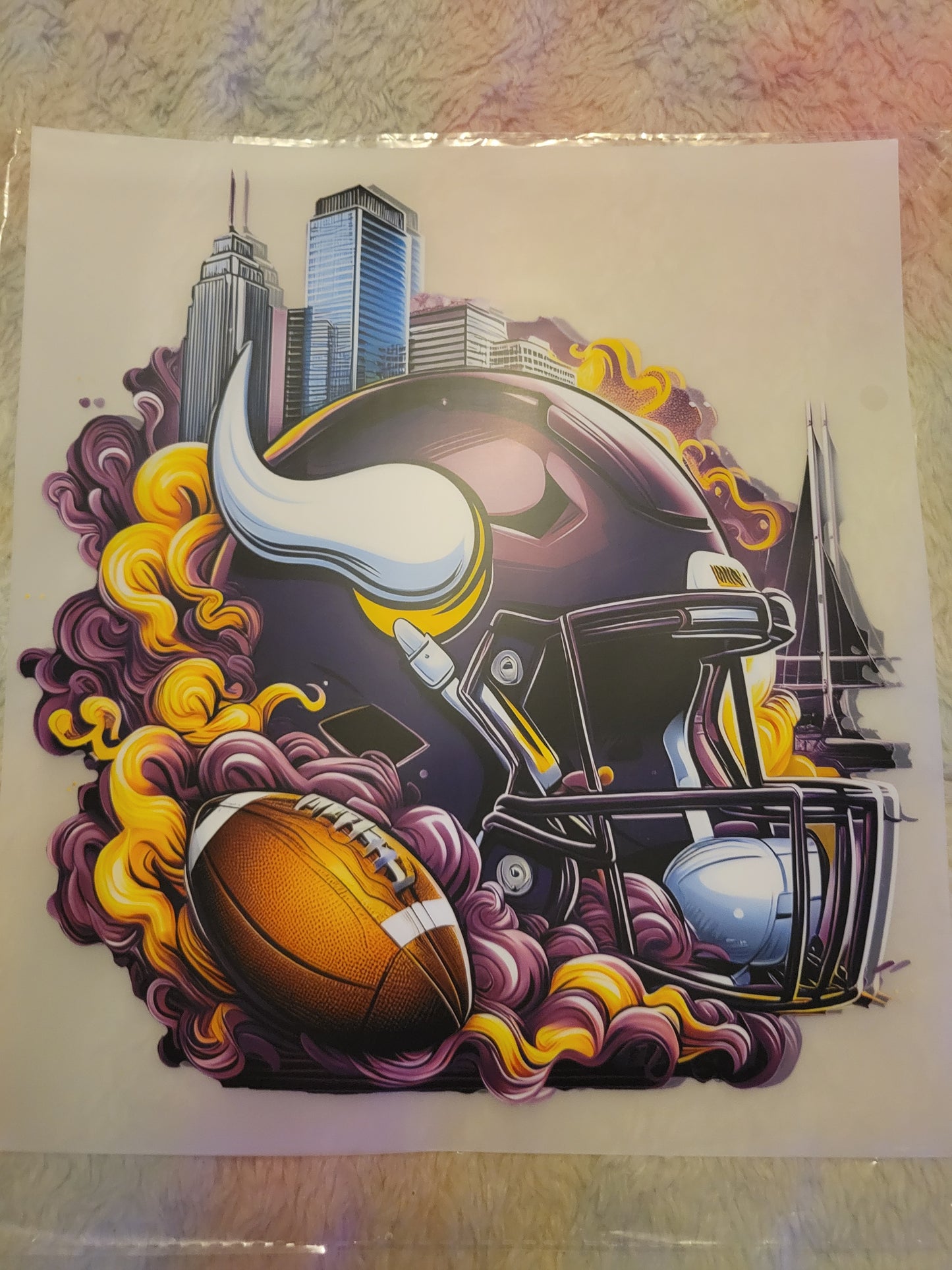 🏈 NFC North Football Helmets – DTF Transfers 🏈 image 1