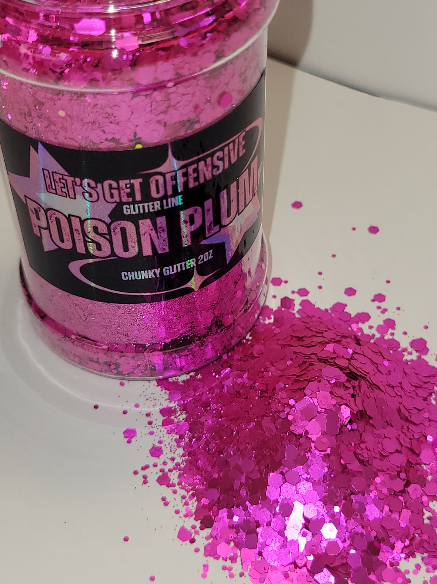 Poison Plum- Chunky Glitter image 1