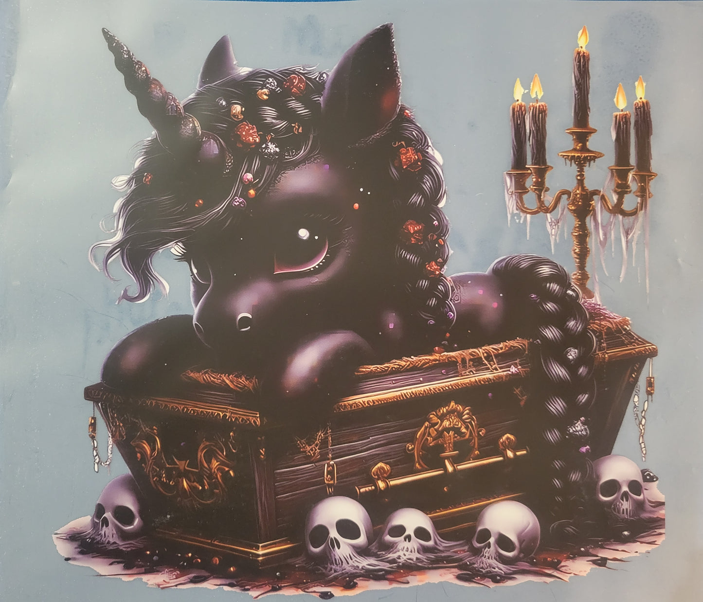 FULL COLOR DTF TRANSFERS-DEMON UNI image 0
