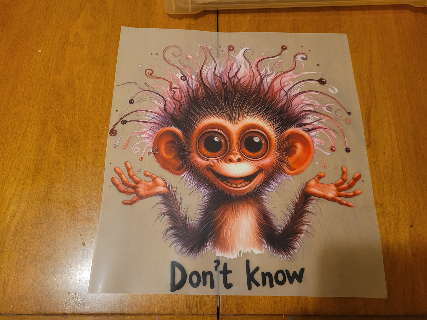 Dont know Monkey image 0