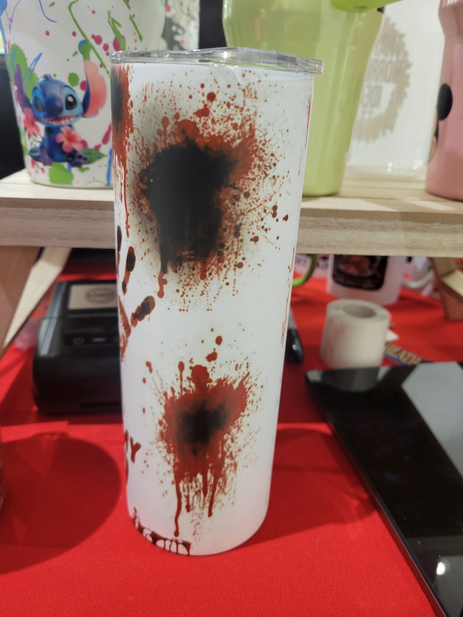 “I’m Fine… It’s Not My Blood” Glow-in-the-Dark Tumbler 🩸✨ image 1