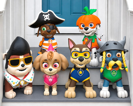 LIFE-SIZE PAW PATROL HALLOWEEN PUPS