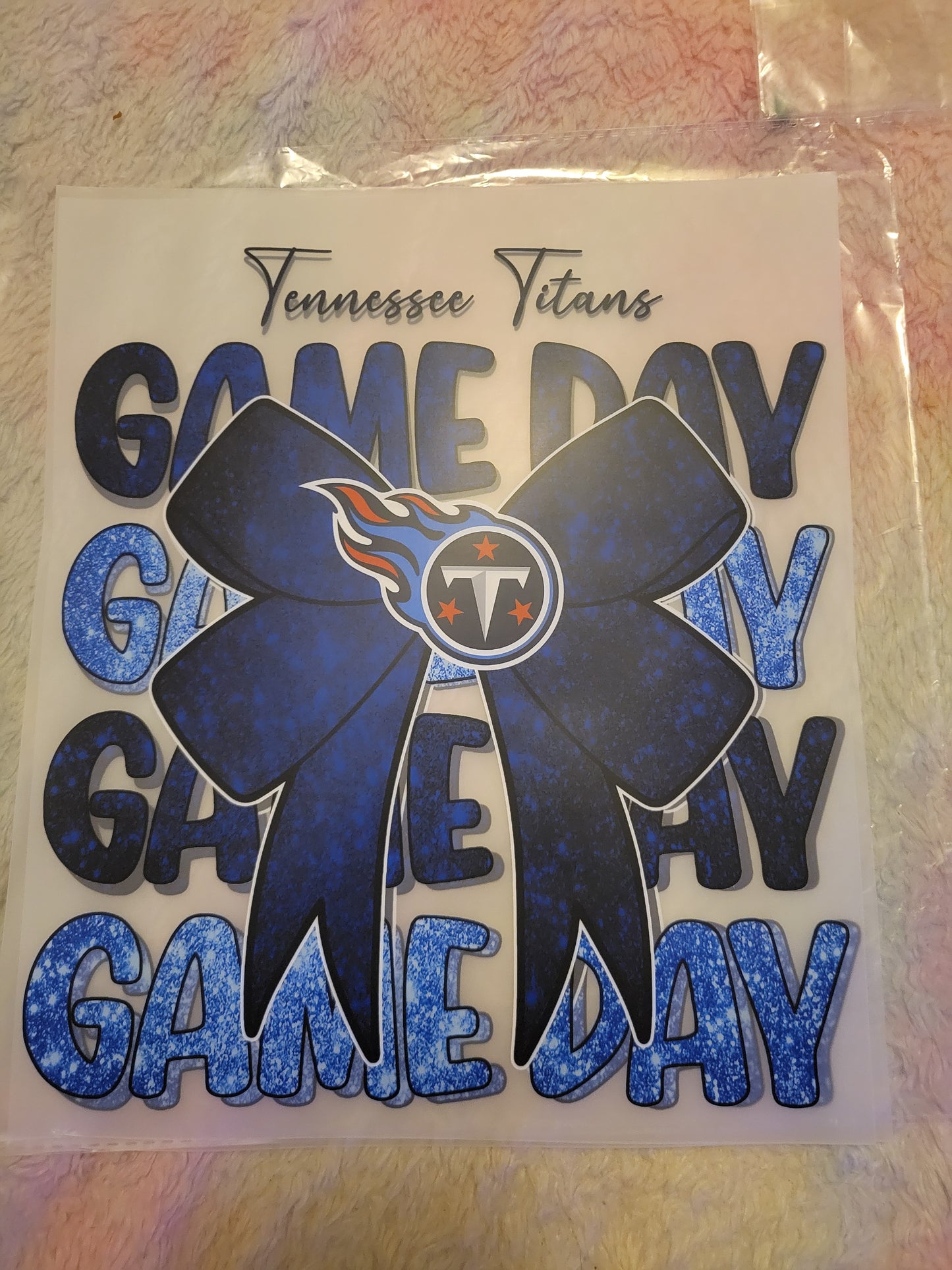 🏈 AFC South Football Game Day Bows – DTF Transfers 🏈 image 3