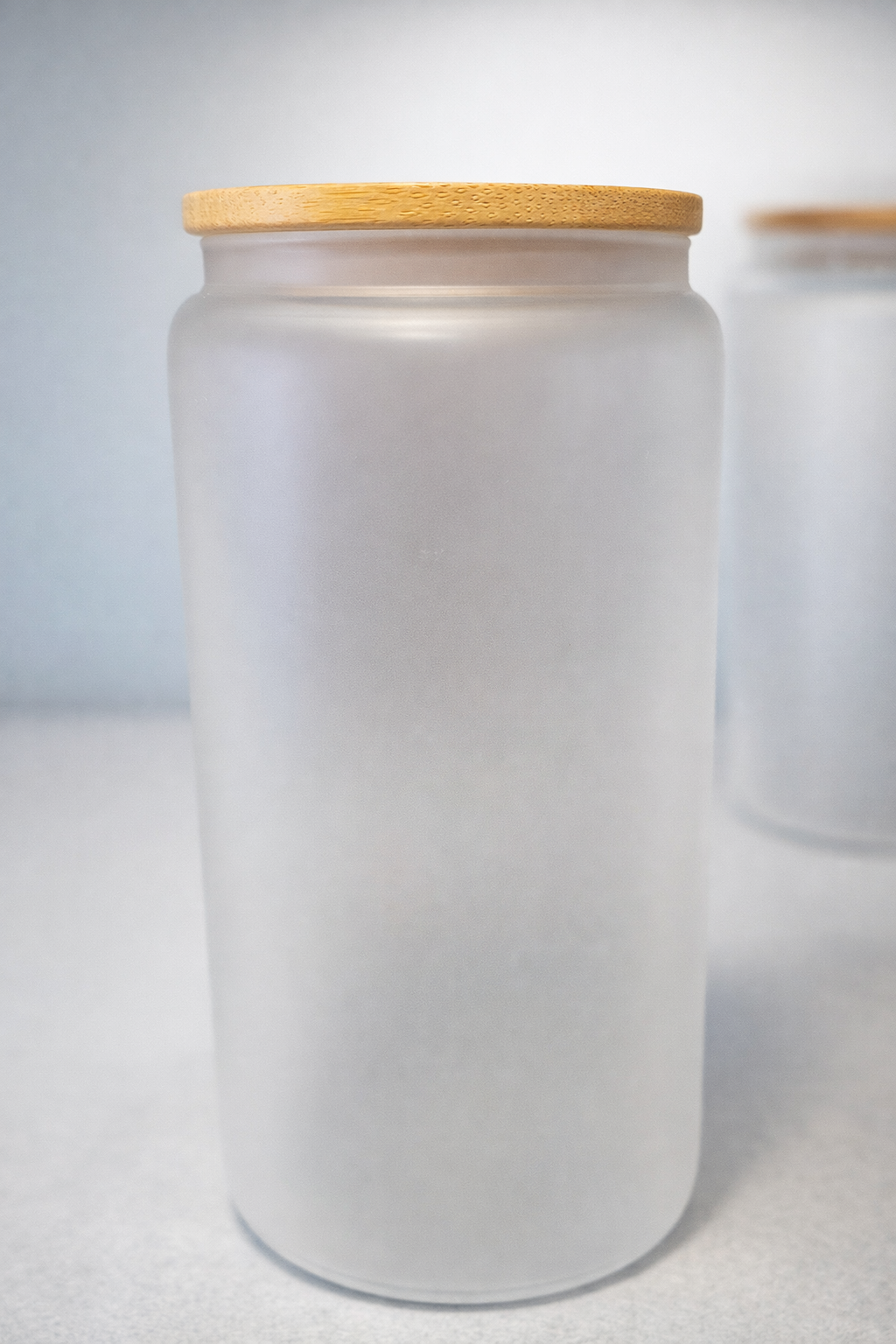 16 oz Frosted Glass Sublimation Tumbler image 0