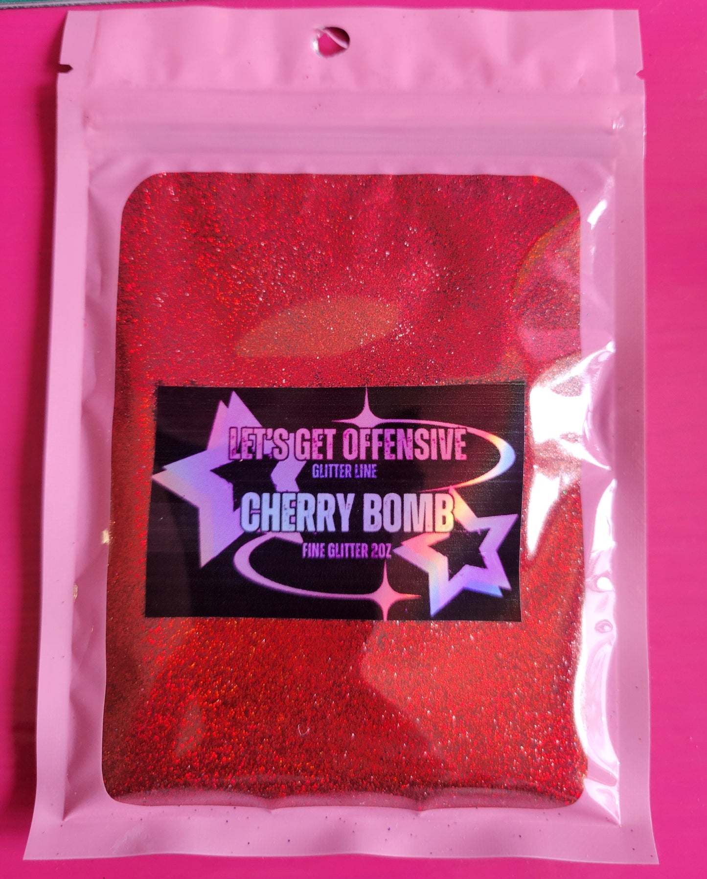 Cherry Bomb – Extra Fine Red Glitter image 0