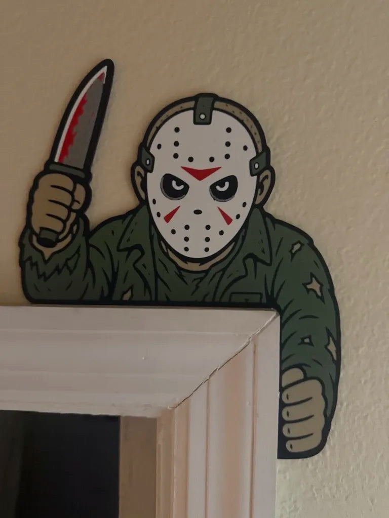 HORROR MOVIE DOOR DECOR