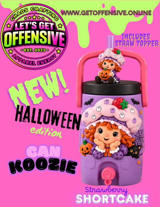 Strawberry Shortcake Halloween Can Koozie