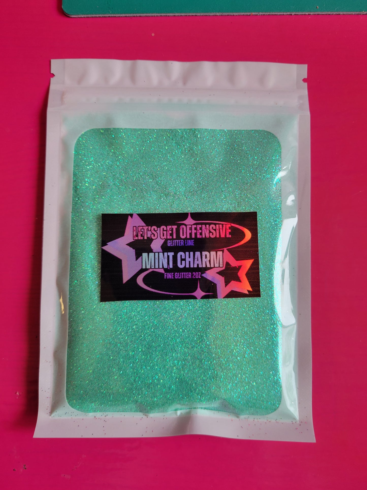 Mint Charm - Fine Glitter image 0