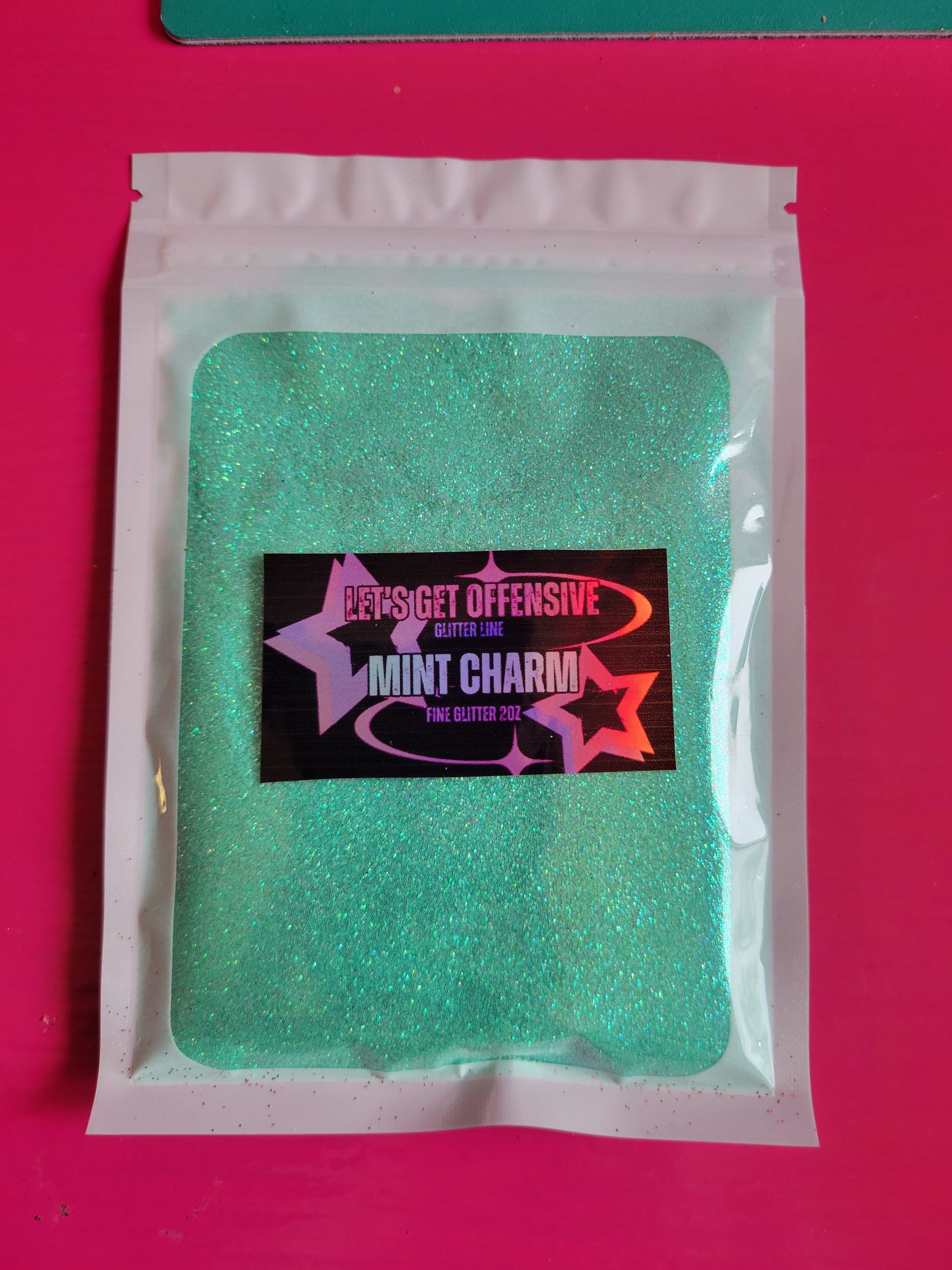 Mint Charm - Fine Glitter image 0