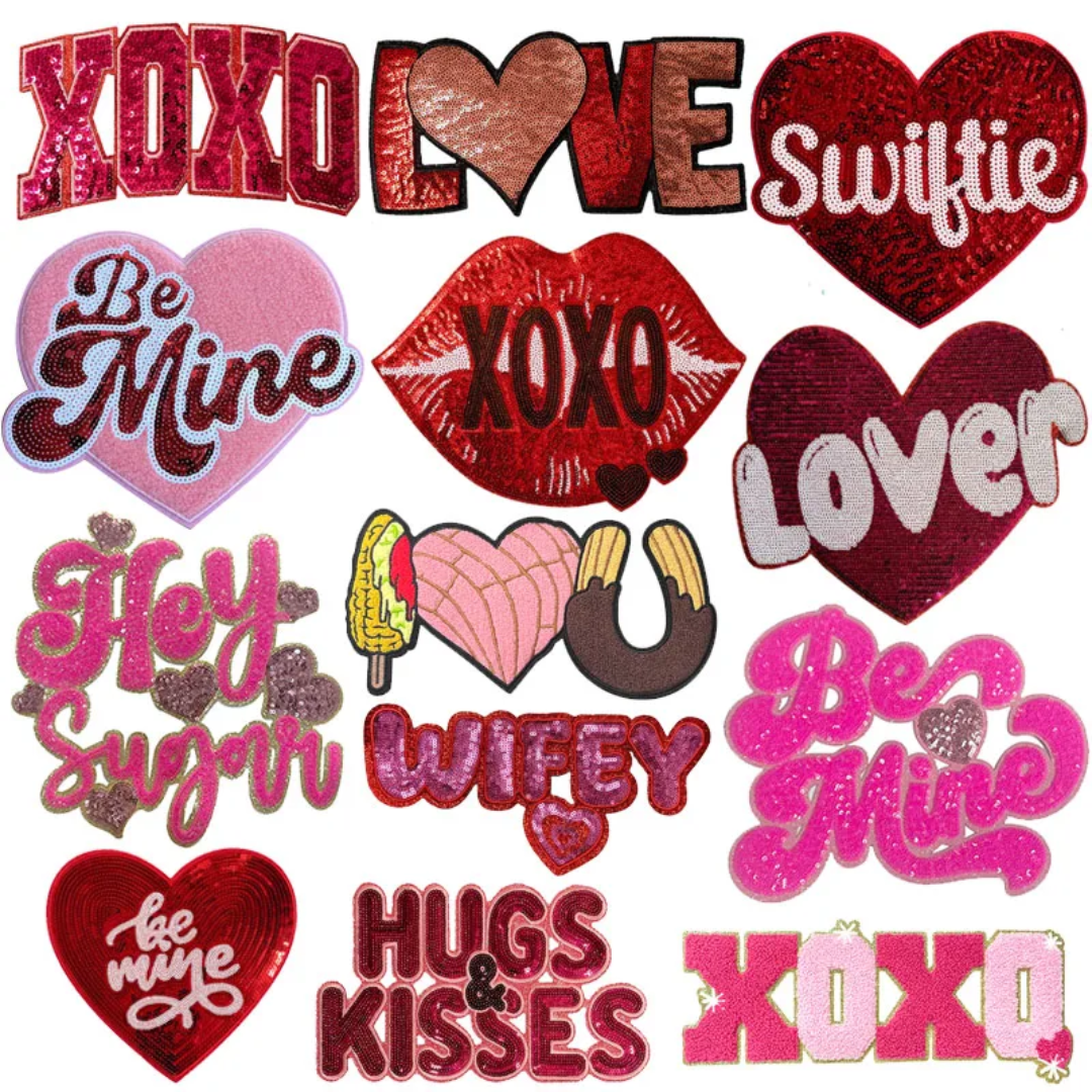 Oversized Sequin Statement Patches – Iron-On image 0