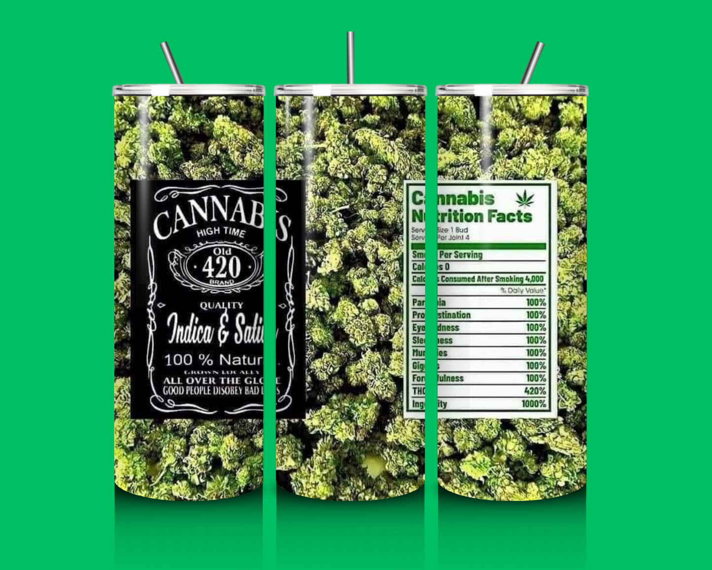 Cannabis 420- 20oz Custom Tumbler  image 0