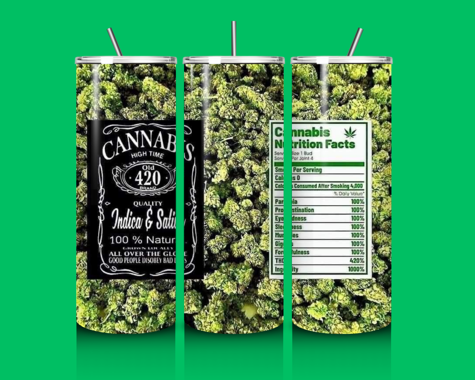 Cannabis 420- 20oz Custom Tumbler  image 0