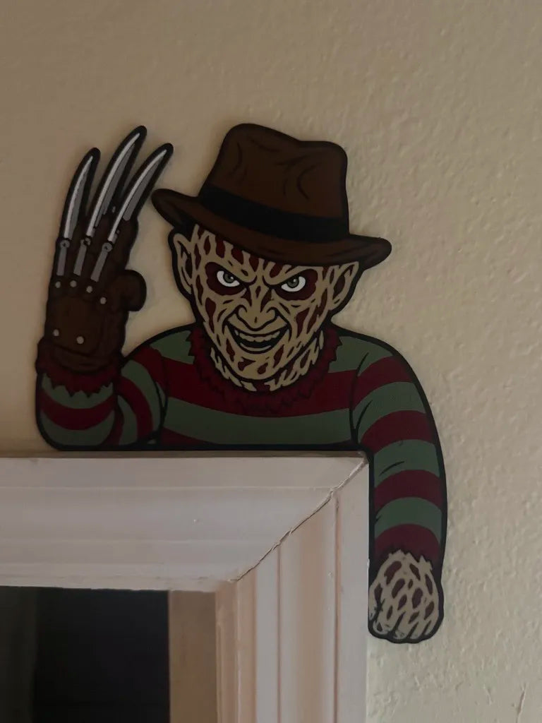 HORROR MOVIE DOOR DECOR