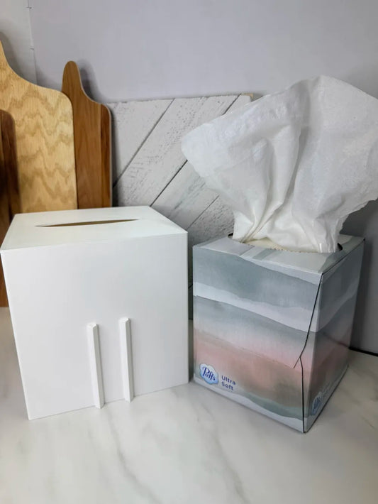 INTERCHANGEABLE SQUARE TISSUE BOX COVER