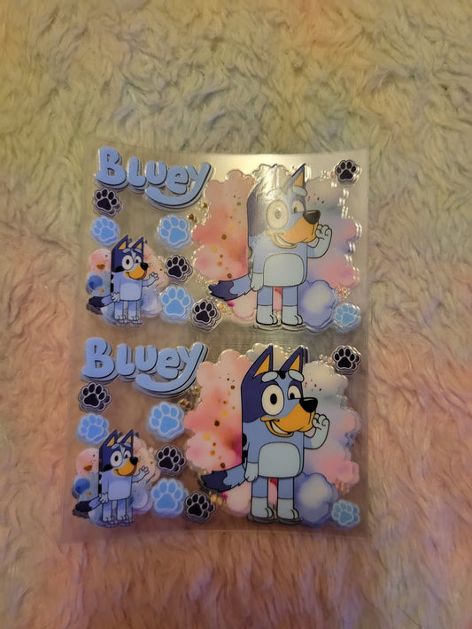 💙 Bluey UV DTF Bank Card Wrap – 2 Pieces 💙 image 0