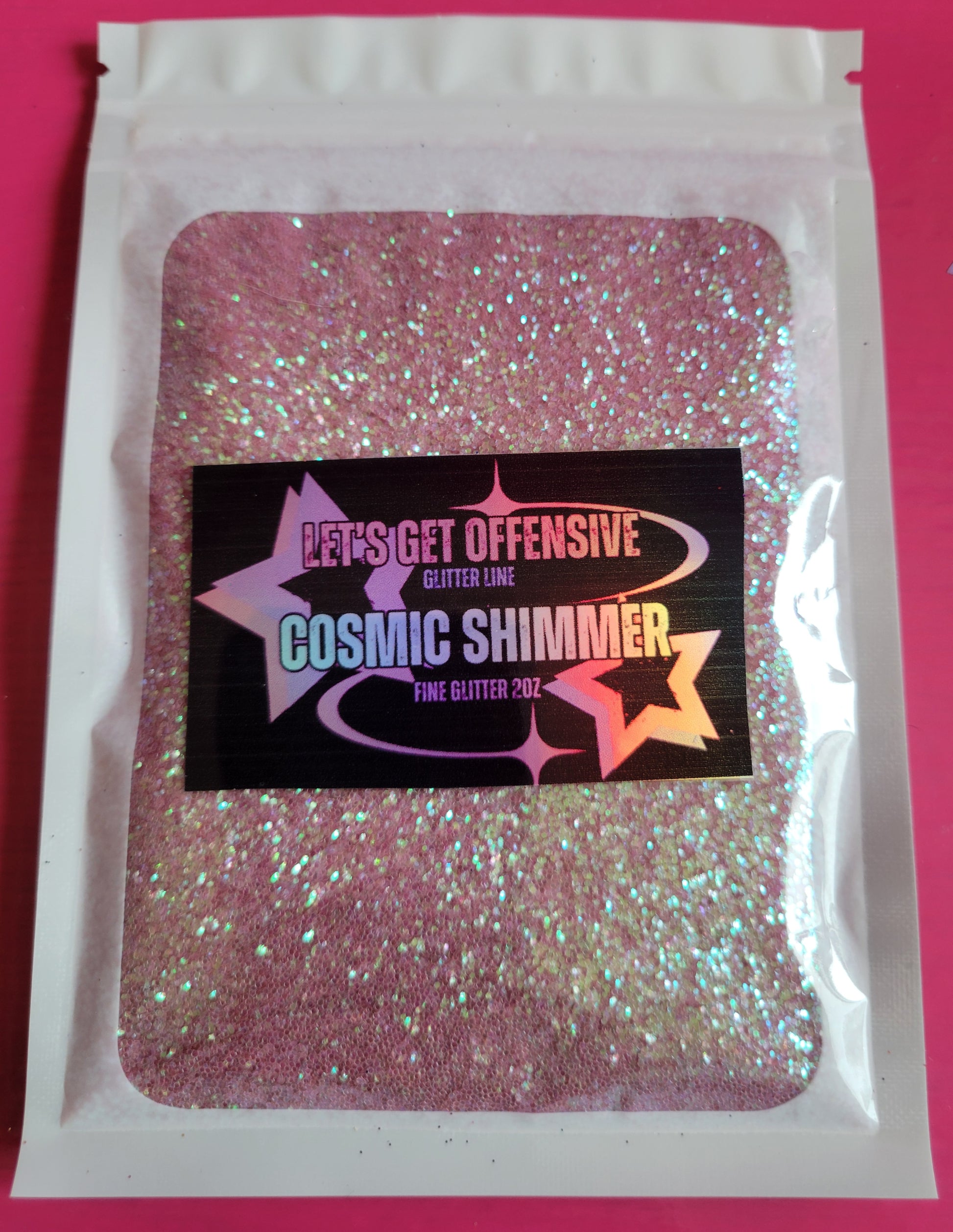 Cosmic Shimmer– Holographic Two-Tone Pink Fine Glitter image 0