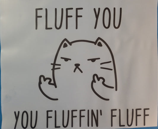 BLACK DTF TRANSFERS-FLUFF image 0