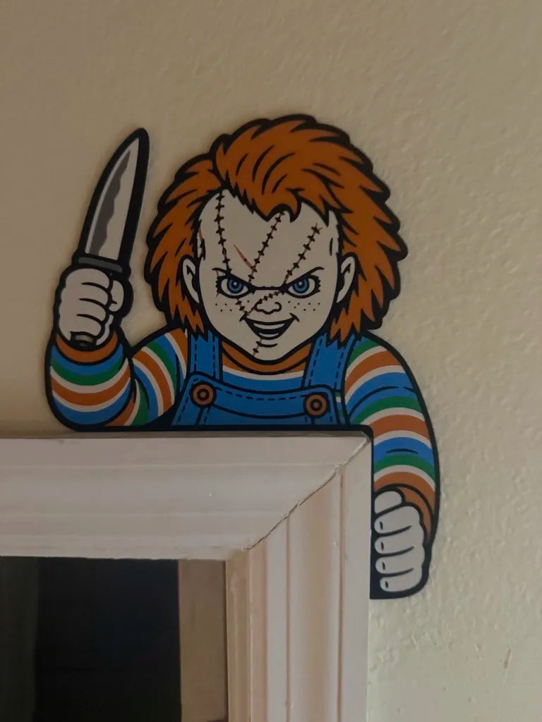 HORROR MOVIE DOOR DECOR