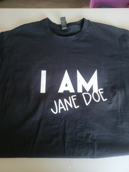 I AM JANE DOE -tshirt