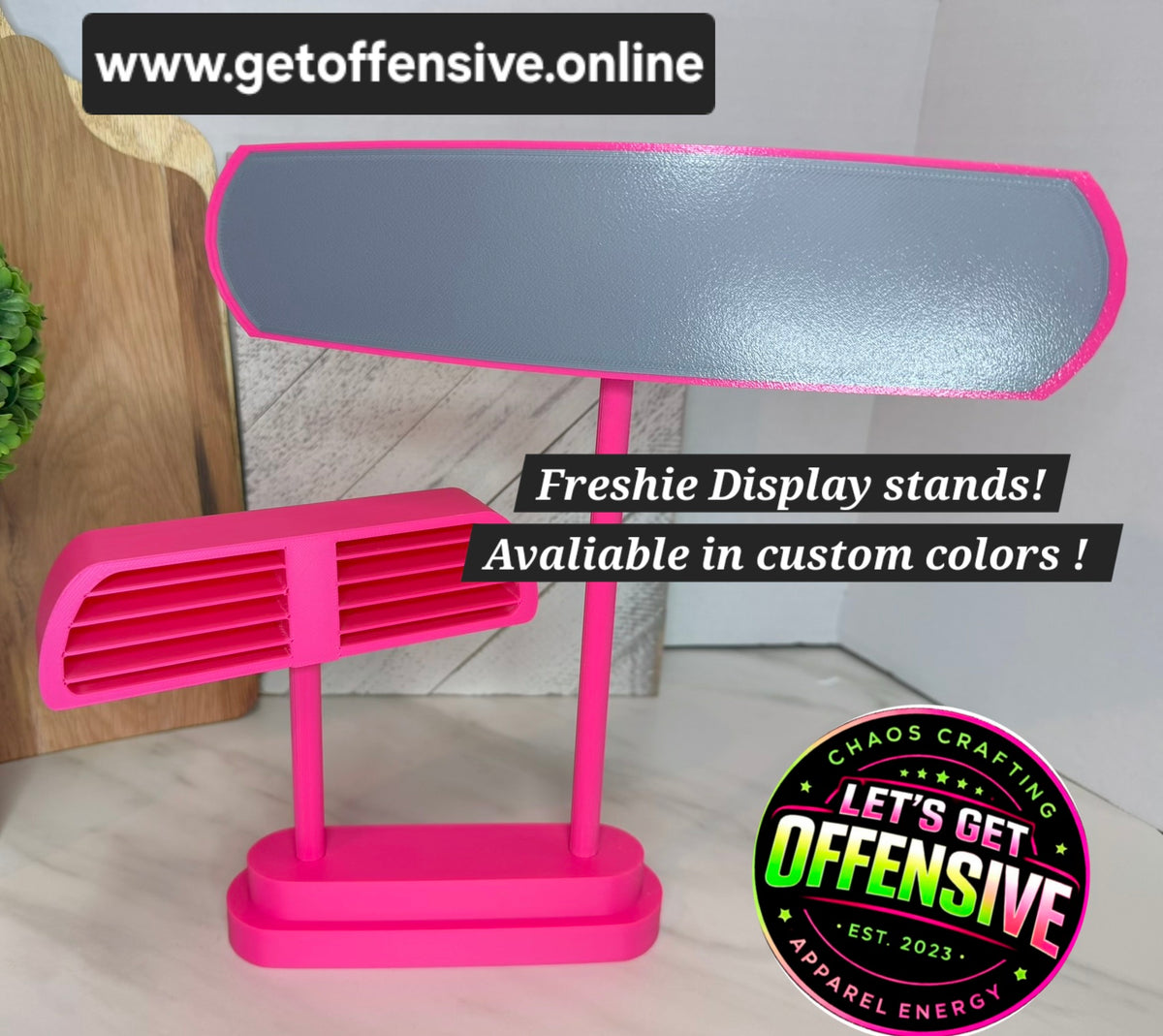 Freshie Rear View Mirror Stand